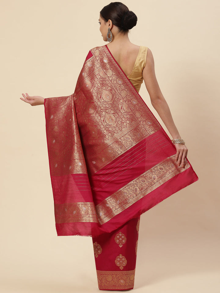 Zari Booti Handloom Woven Saree