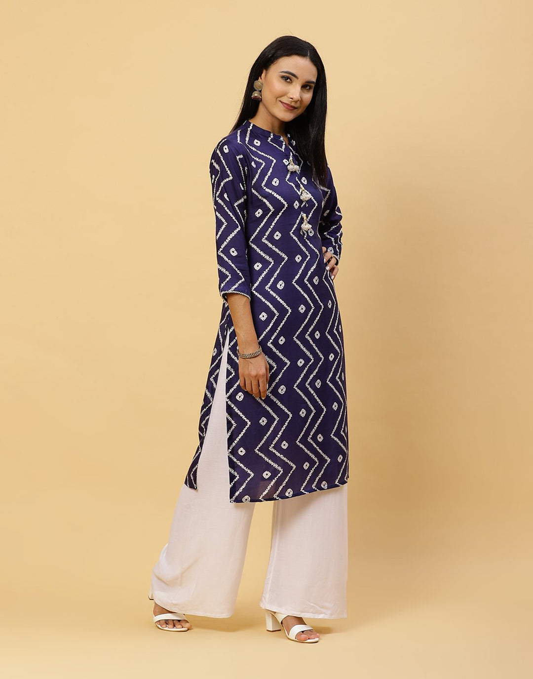 Printed Cotton Muslin Kurti