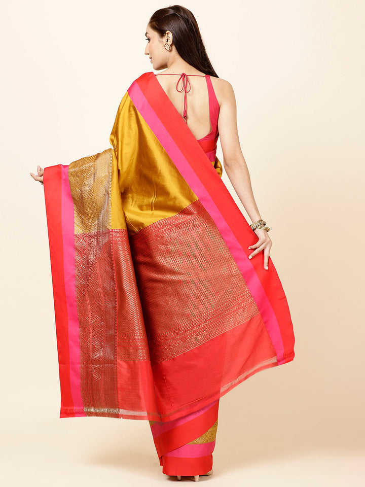 Zari Border Woven Cotton Saree