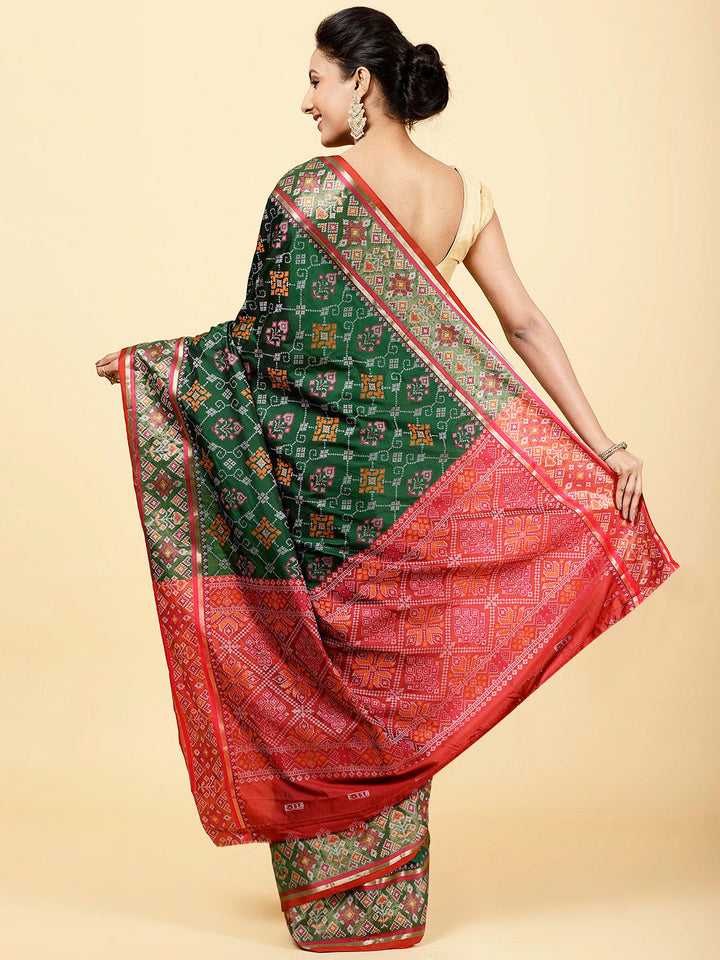 Zari Jaal Handloom Woven Saree
