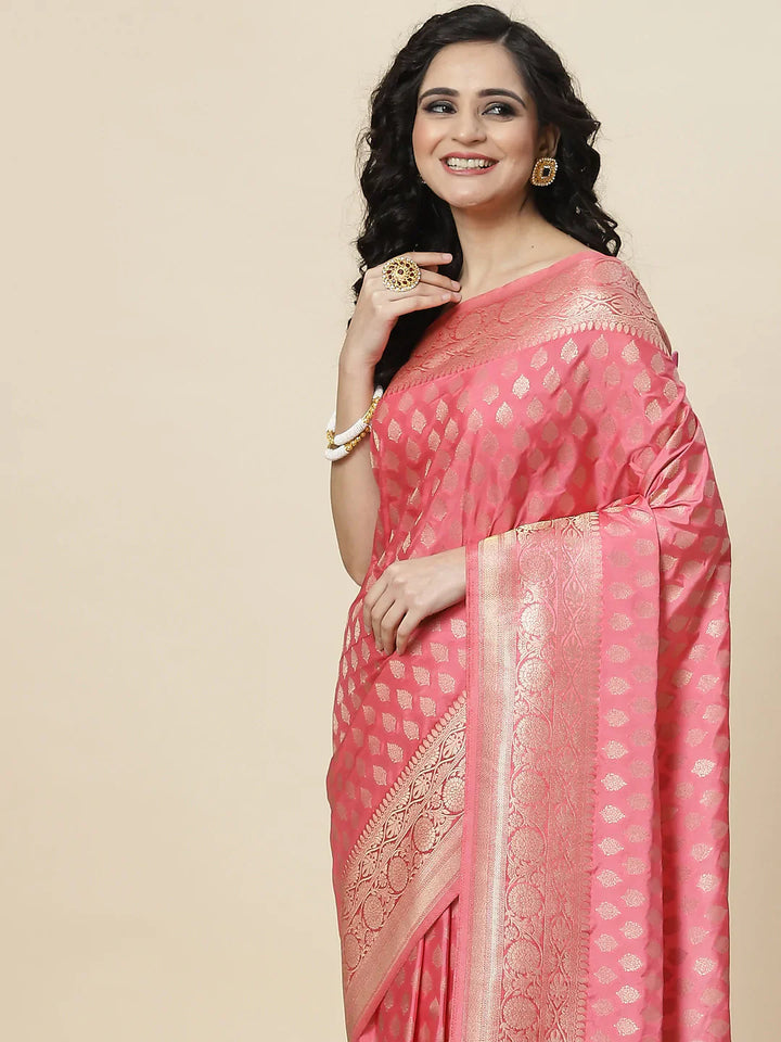 Zari Booti Handloom Woven Saree