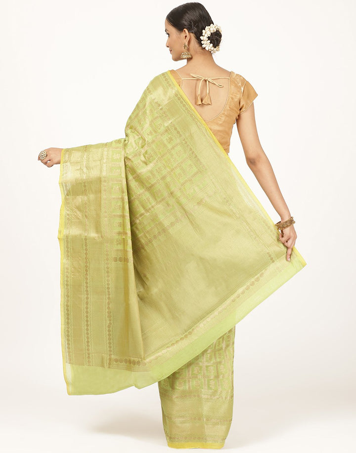 MBZ Meena Bazaar-Cotton Woven Saree