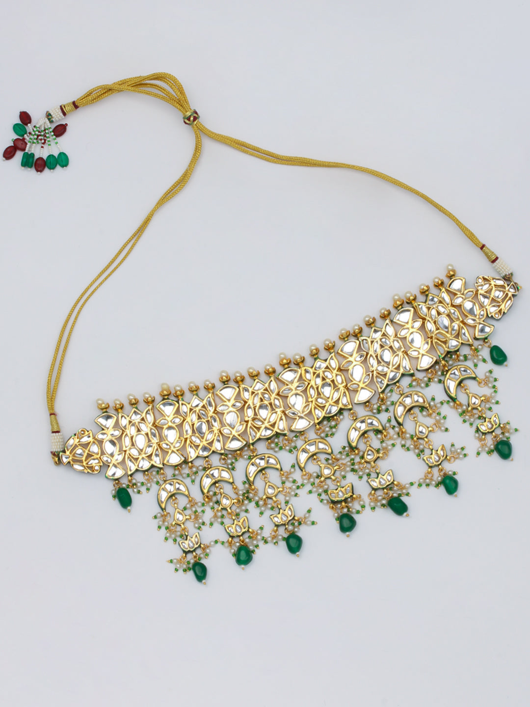 Kundan Choker Necklace With Earrings