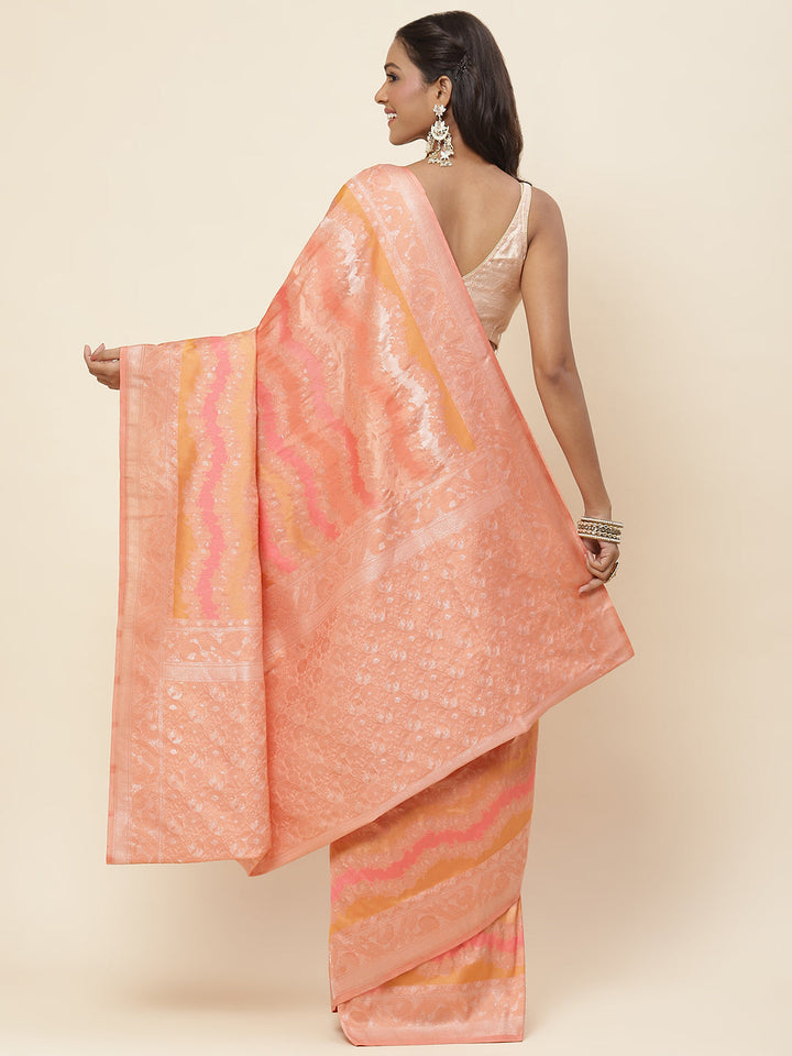 Zari Jaal Woven Handloom Saree