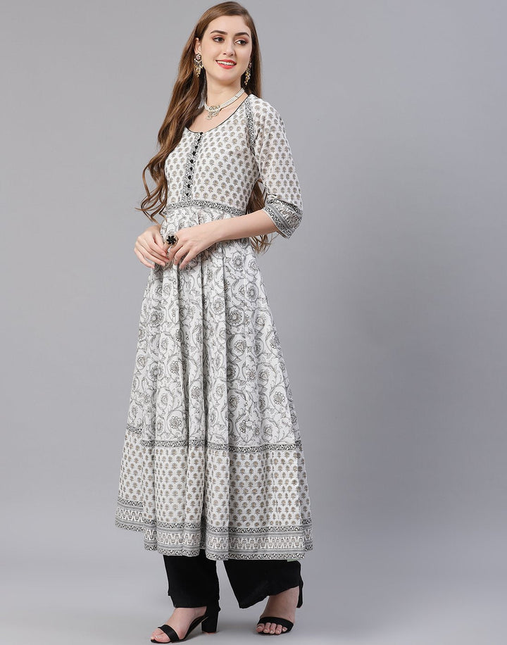 Anarkali Cotton Kurti