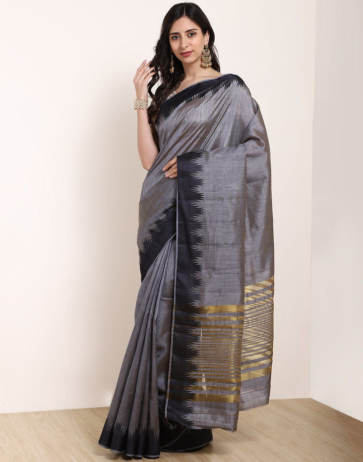 Mustard Art Handloom Saree