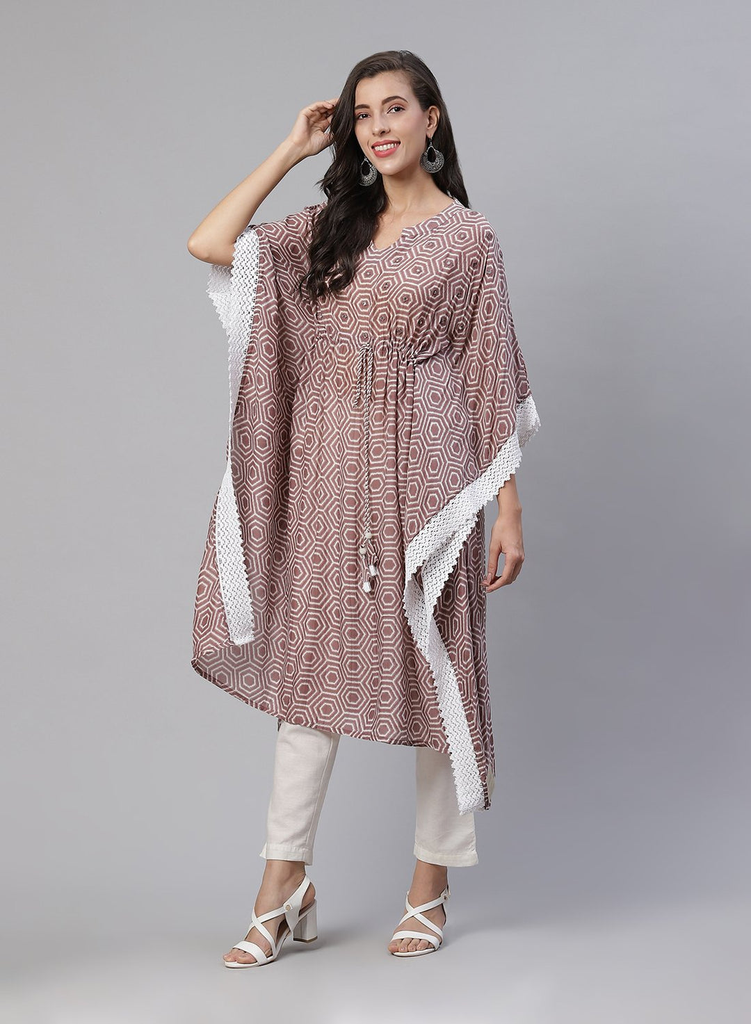Printed Cotton Kaftan