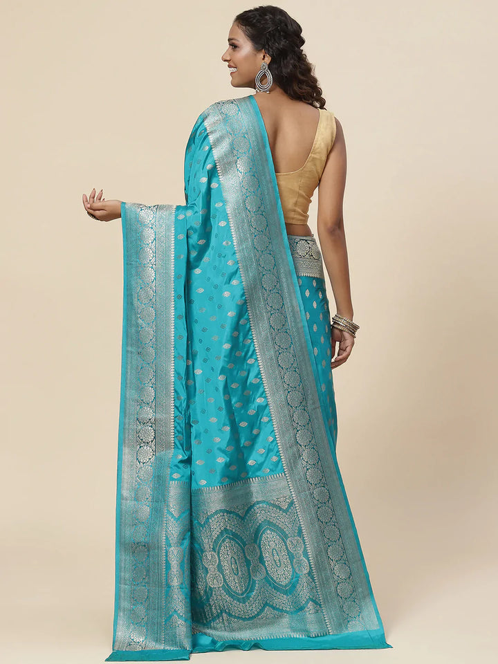 Zari Booti Handloom Woven Saree