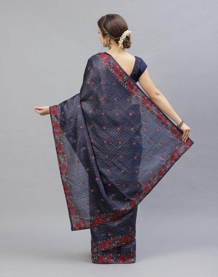 TSR Embroidery Saree