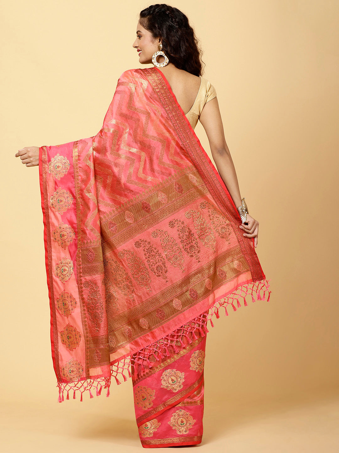 Zari Woven Cotton Saree