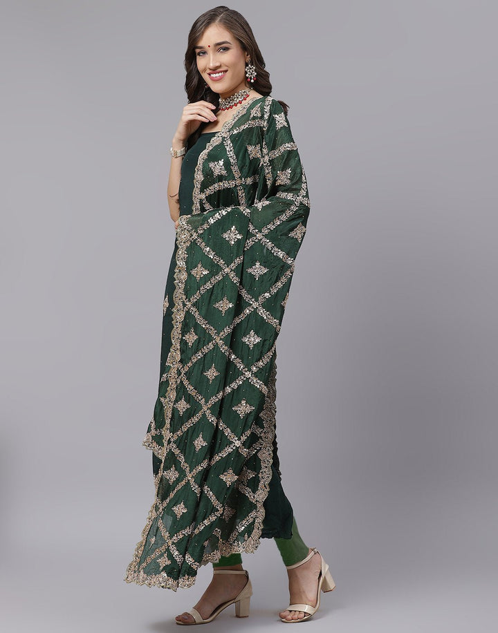 Pure Crepe Suit Piece