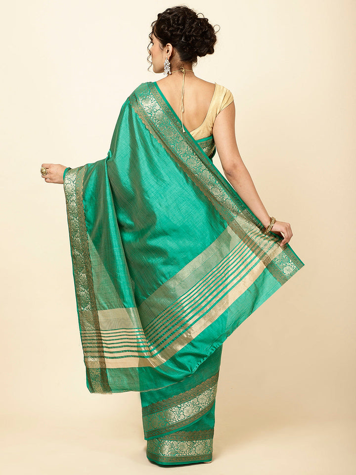 Zari Border Woven Handloom Saree