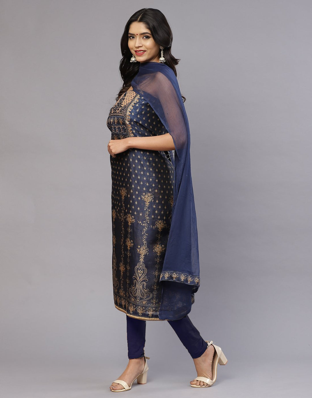 Chanderi Suit Set