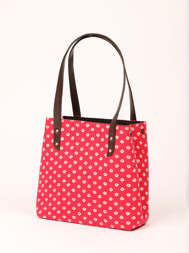 Cotton Handbag And Purse Set