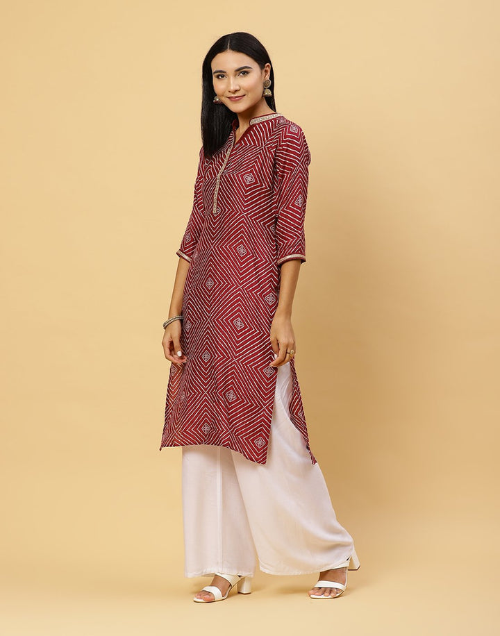 Printed Cotton Muslin Kurti