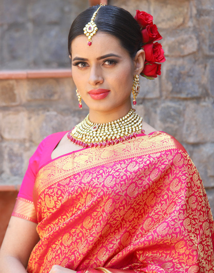 MBZ Meena Bazaar-KANJIVARAM SILK SAREE