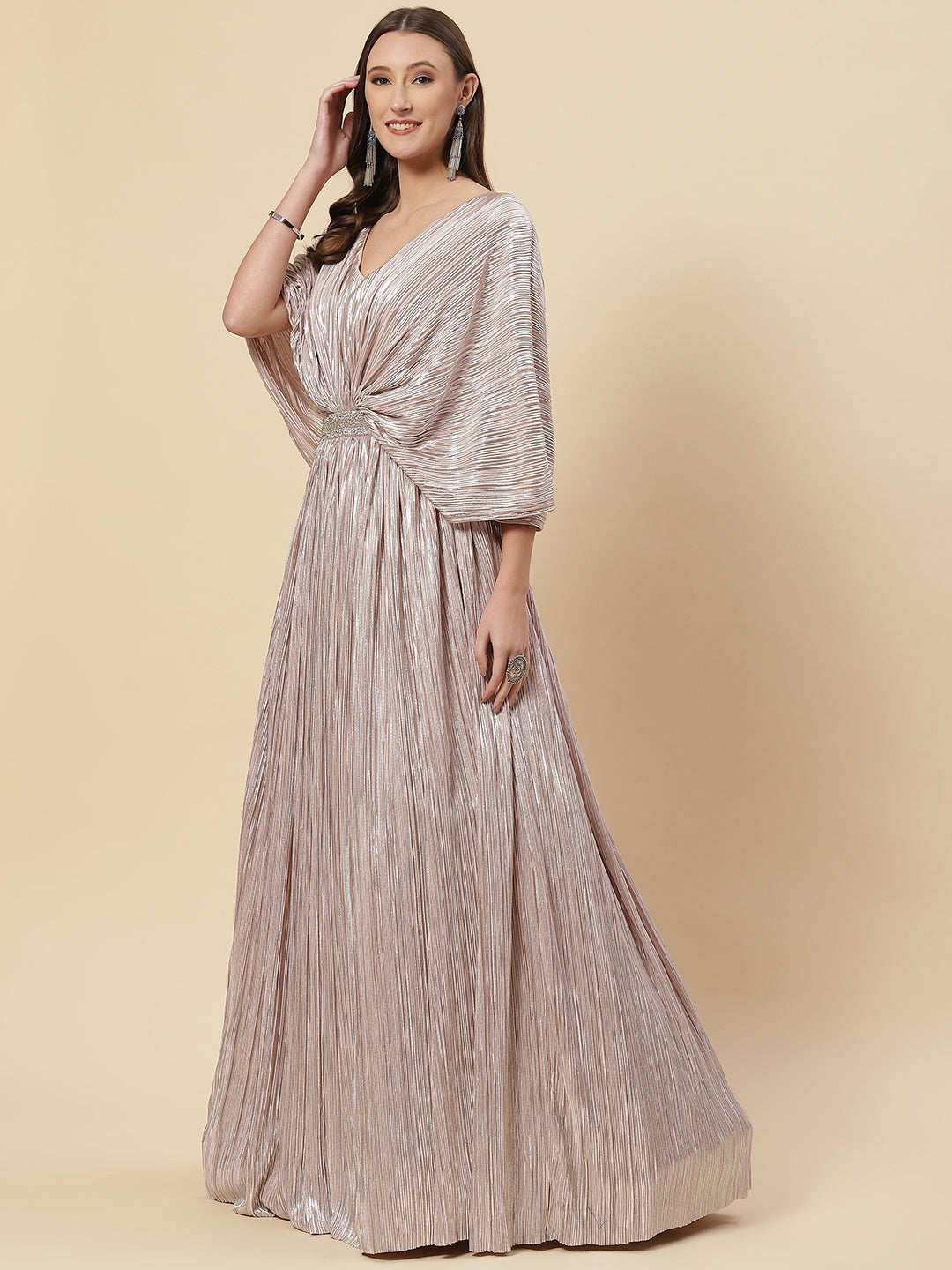 Plain Lycra Gown Dress