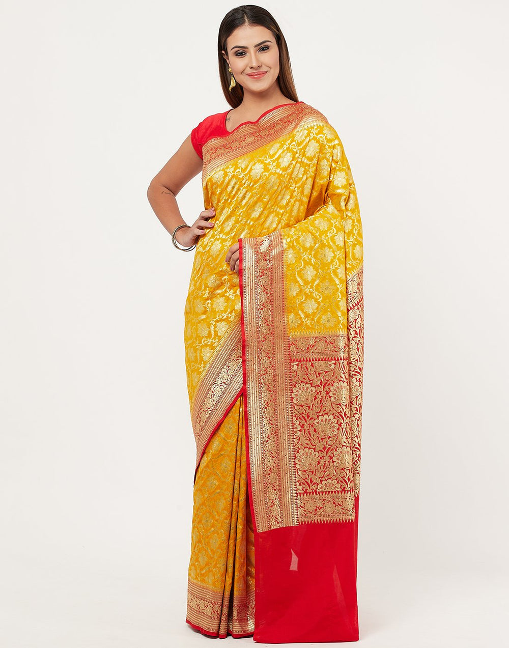 MBZ Meena Bazaar-Banarasi Woven Saree
