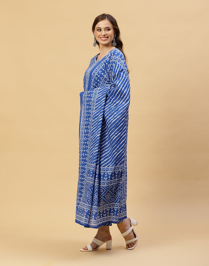 Printed Cotton Salwar Kameez Stitched Suit With Dupatta
