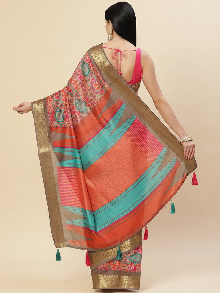 Patola Printed Handloom Saree