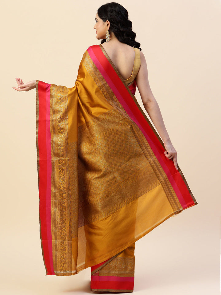 Zari Border Woven Cotton Saree