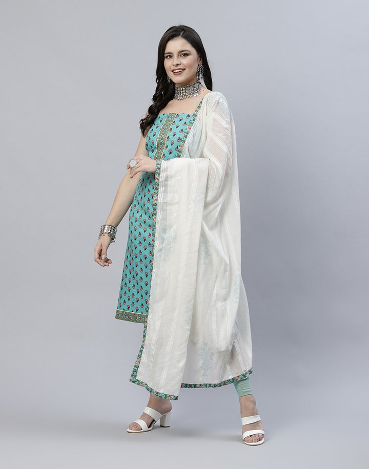 Printed Cotton Suit Piece
