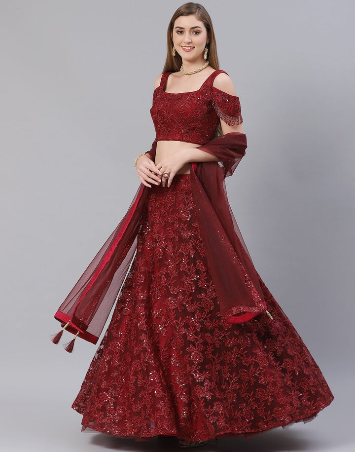 Net Party Wear Lehenga Choli