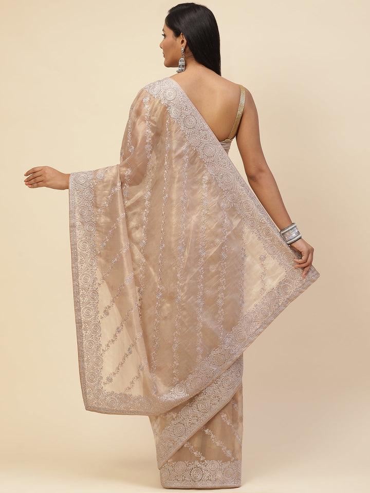 Stone Embroidered Banarasi Saree