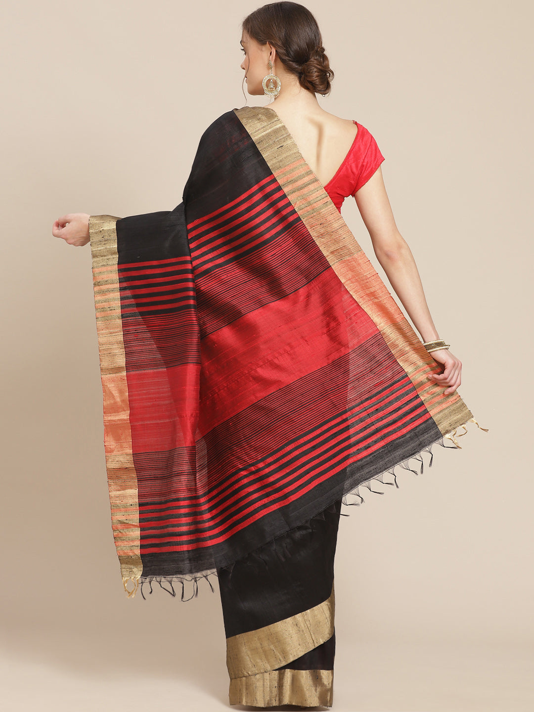 Green Handloom Woven Saree
