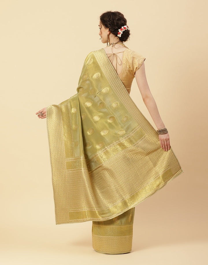 Embroidered Banarasi Kota Tissue Saree
