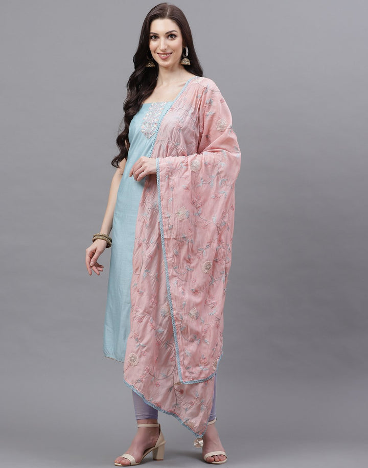 Muslin Embroidered Suit Piece