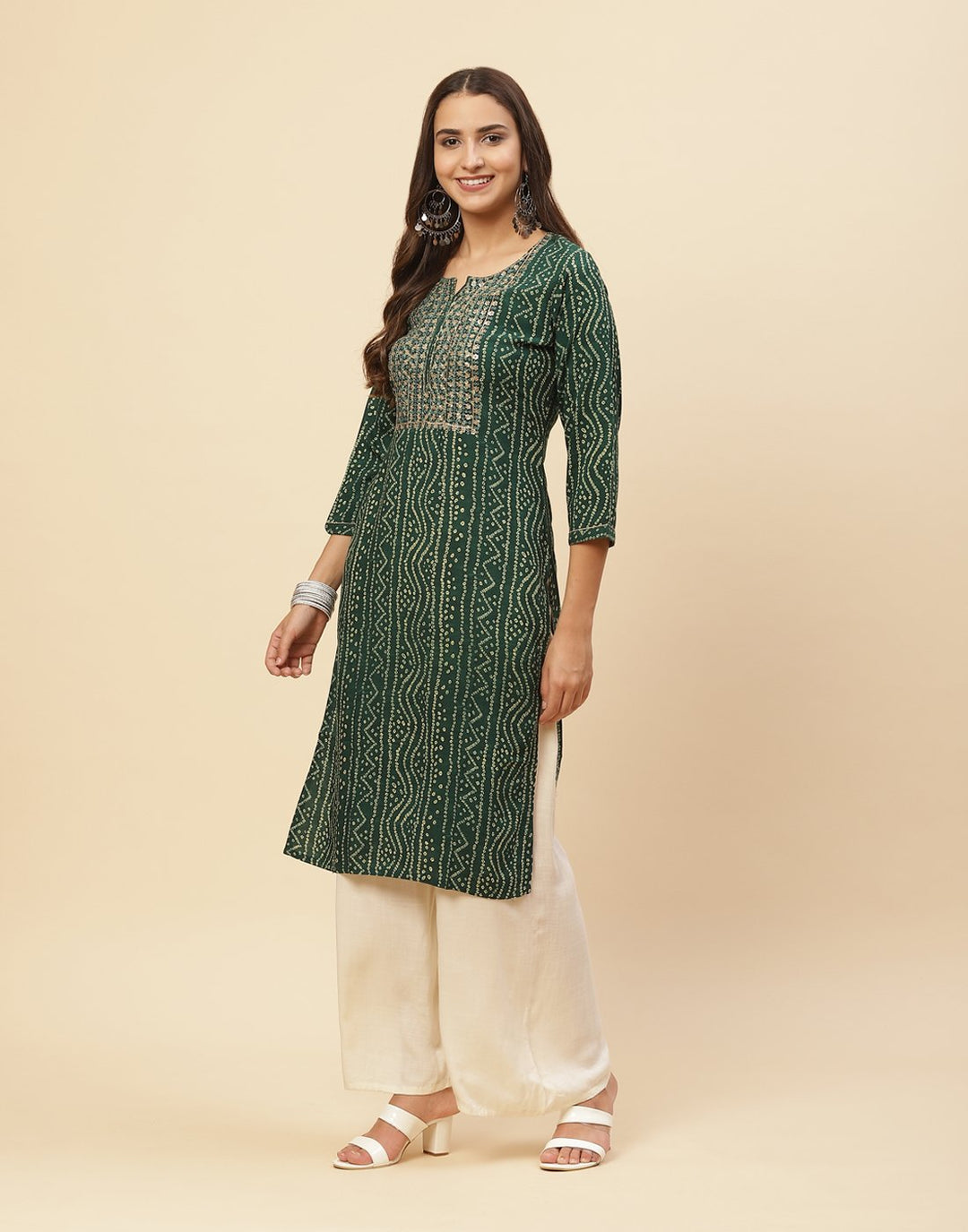 Embroidered Rayon Kurti