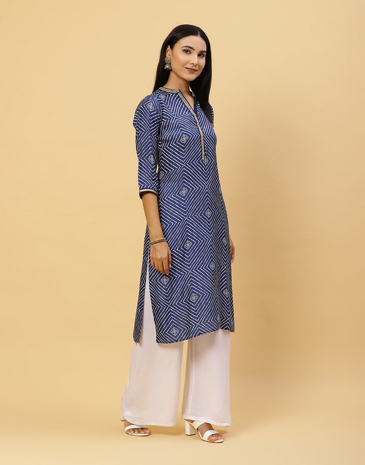 Printed Cotton Muslin Kurti