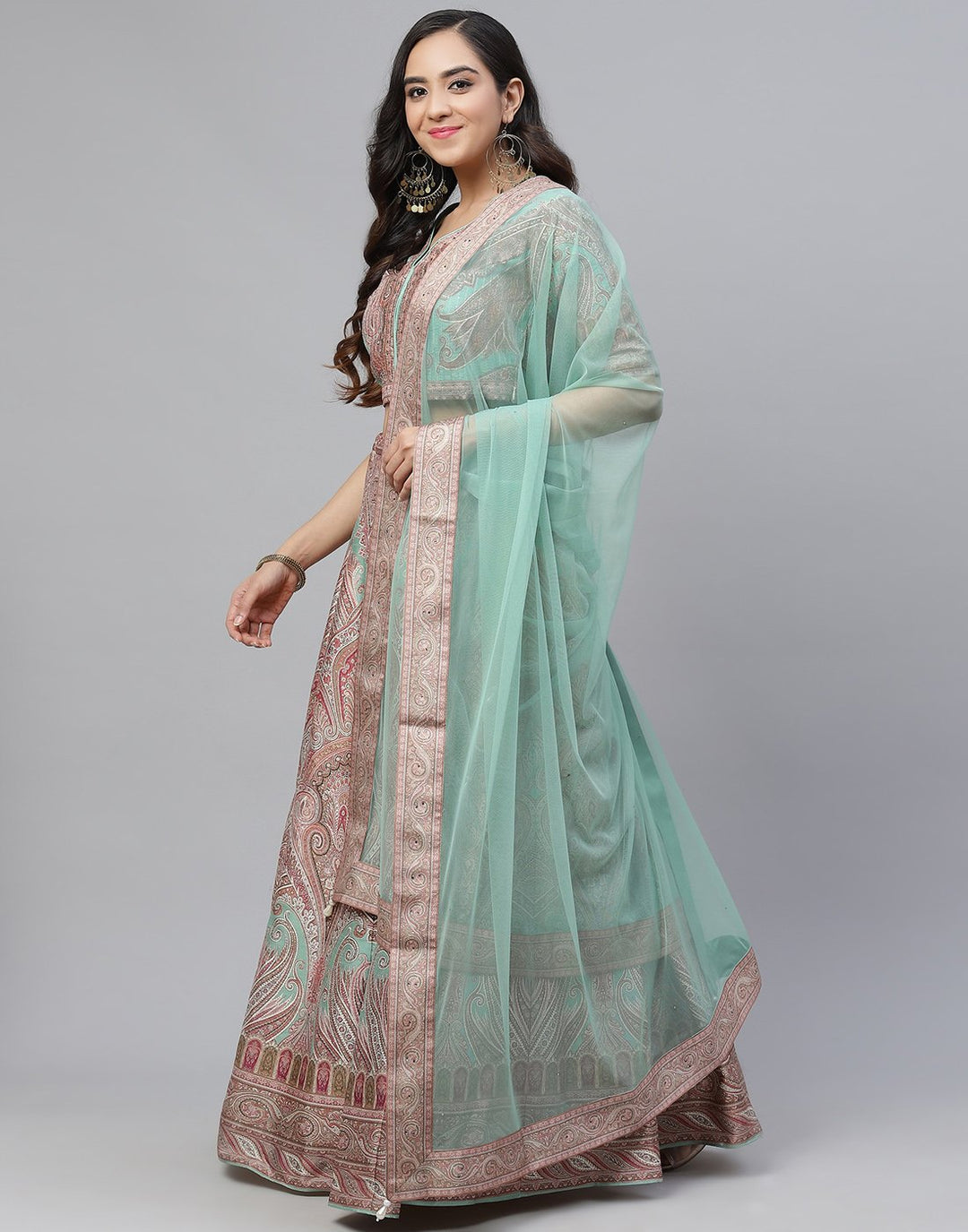 Banarasi Handloom Dupion silk Lehenga with  dupatta