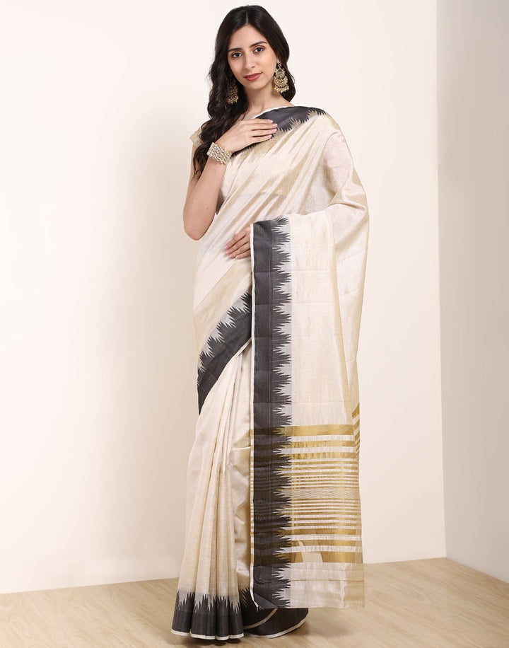 Mustard Art Handloom Saree