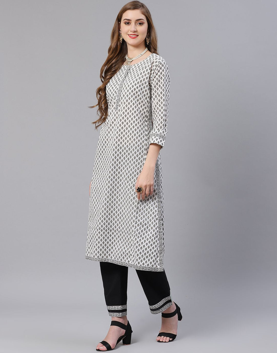 Cotton Printed Kurti With Pant