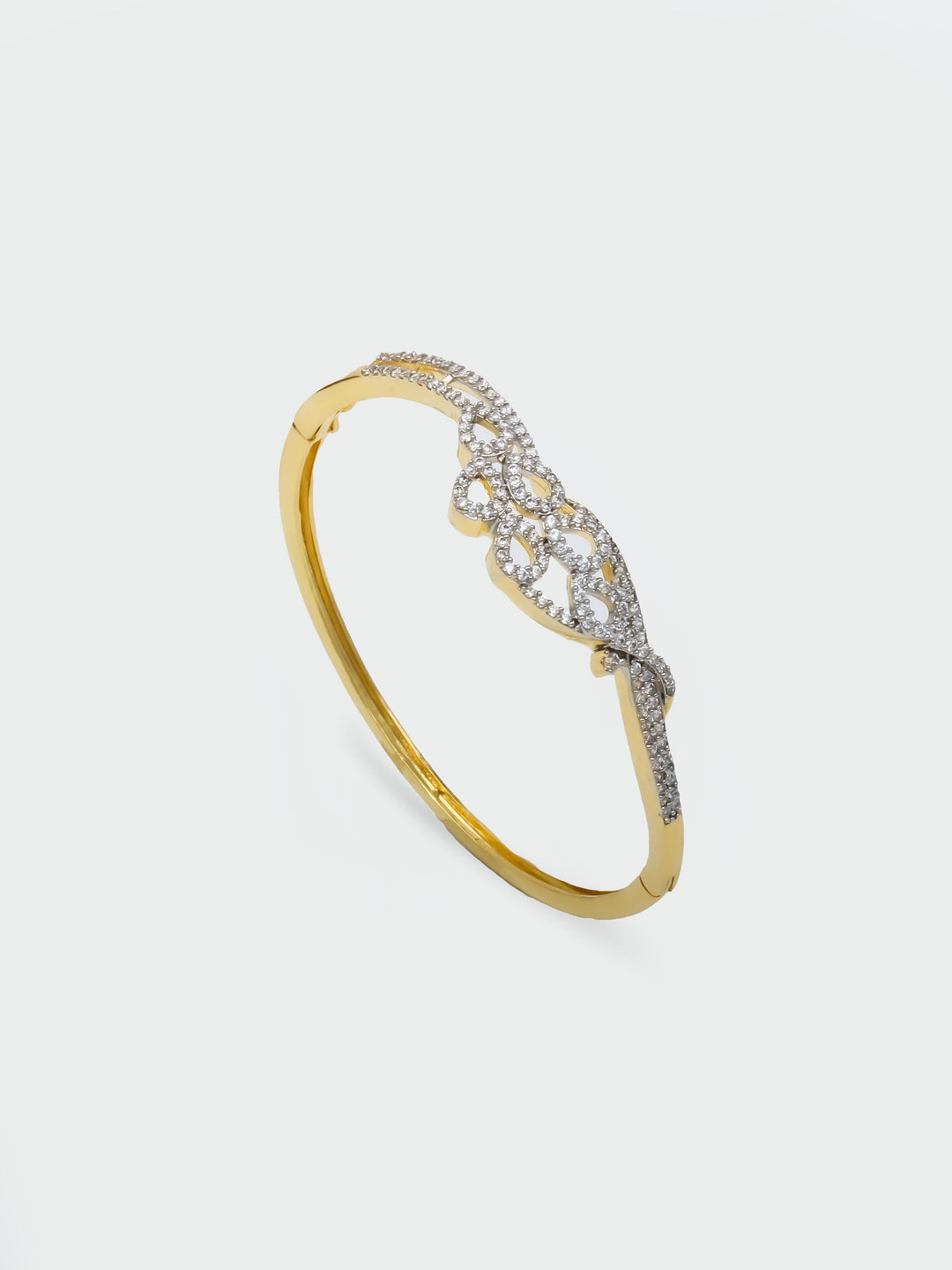 Gold &amp; White Bracelet