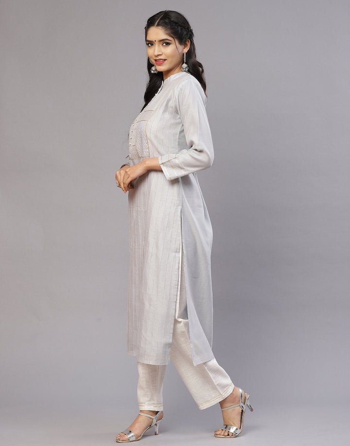 Aumre Chanderi Kurta