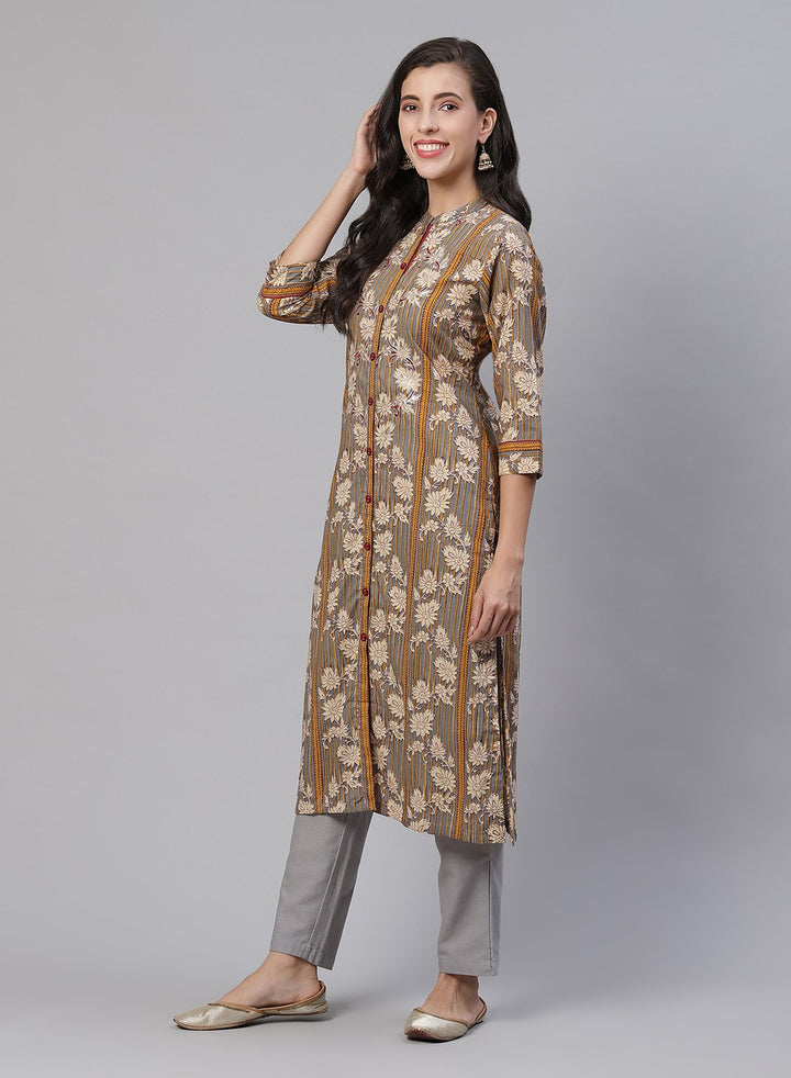 Embroidered Cotton Kurti