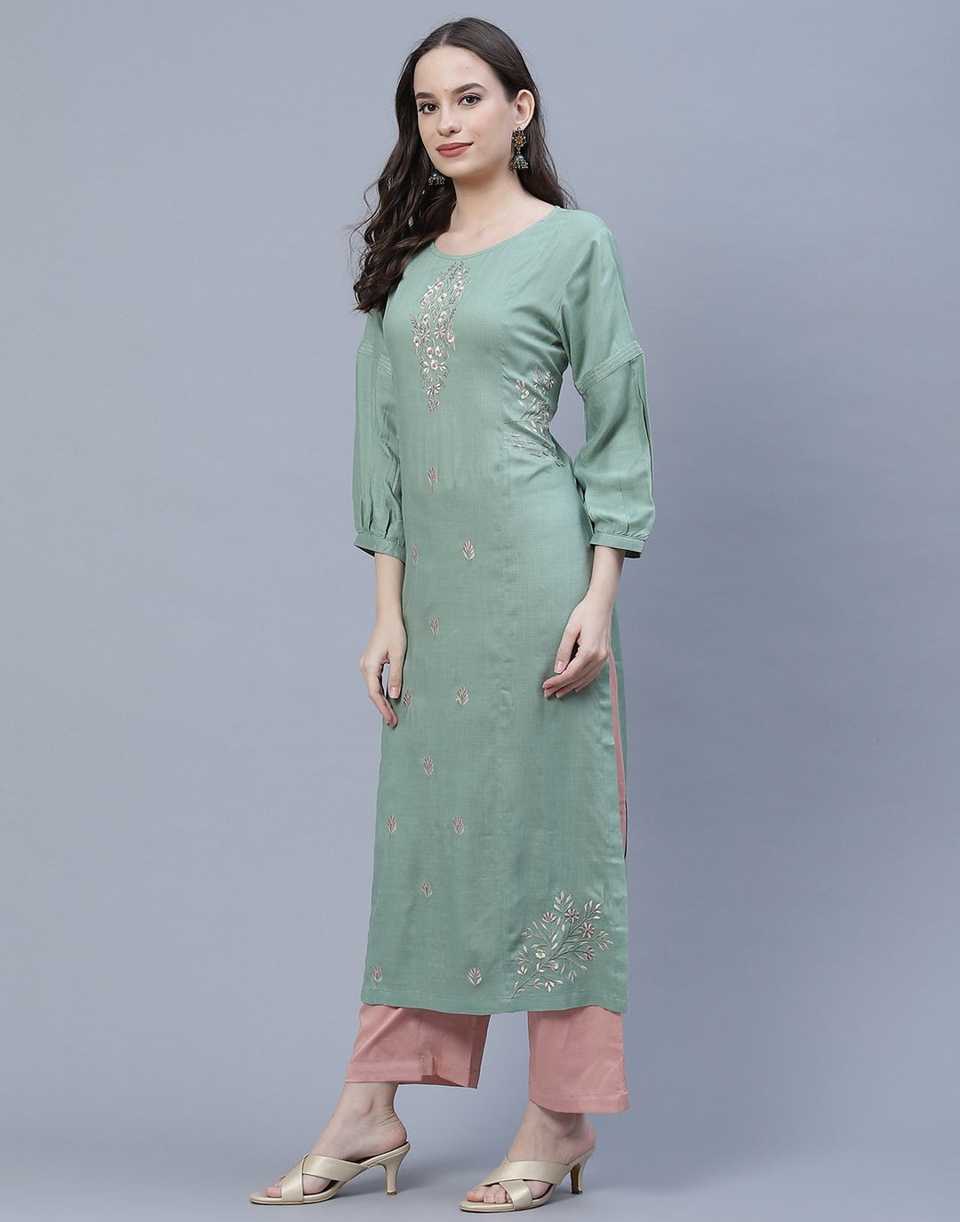 Cotton Embroidered Kurti