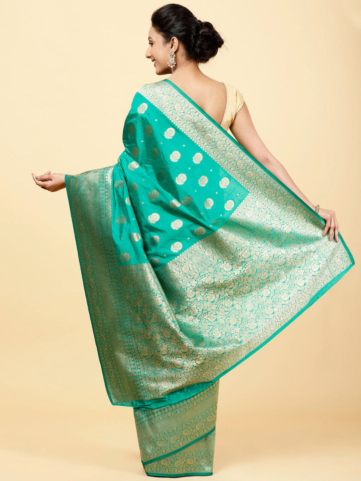 Floral Booti Handloom Woven Saree
