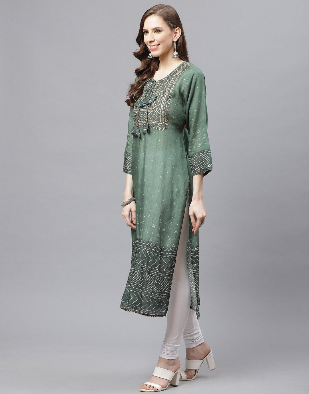 Elegant Straight Cotton Kurti