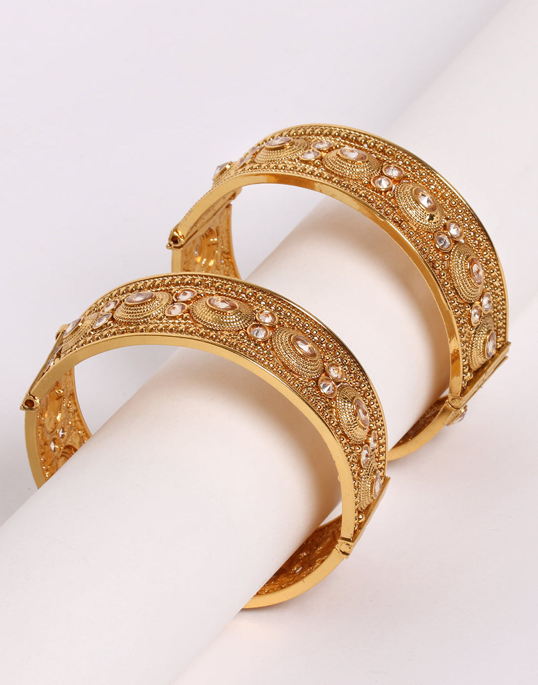 Traditional Gold Toned Bangle Set