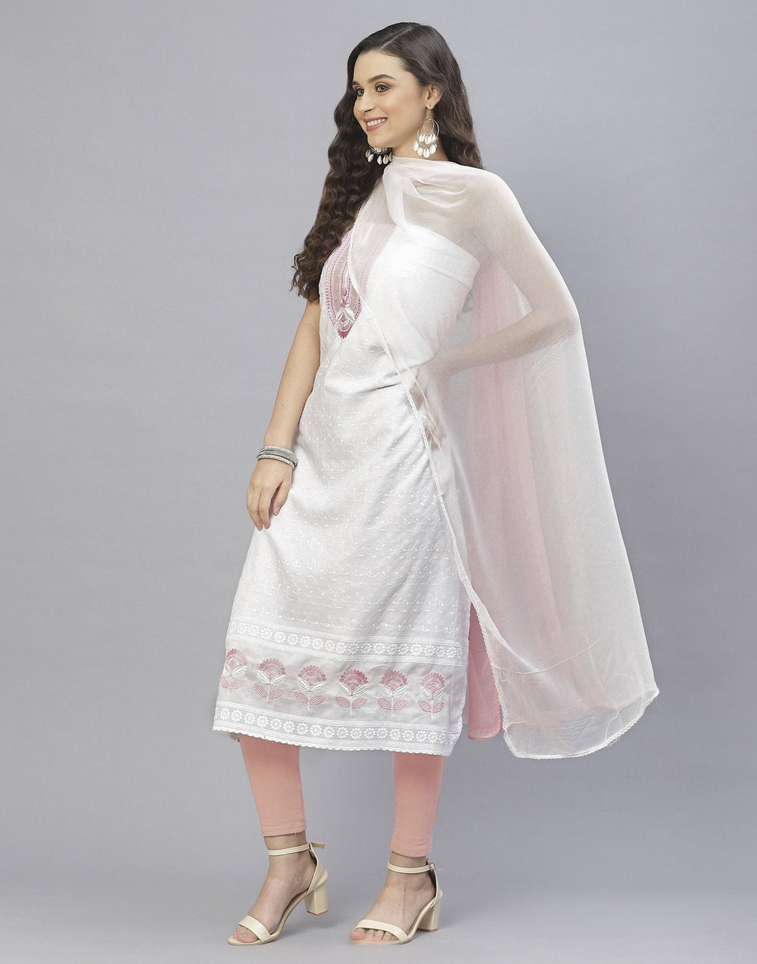 Cotton Embroidery Suit Set