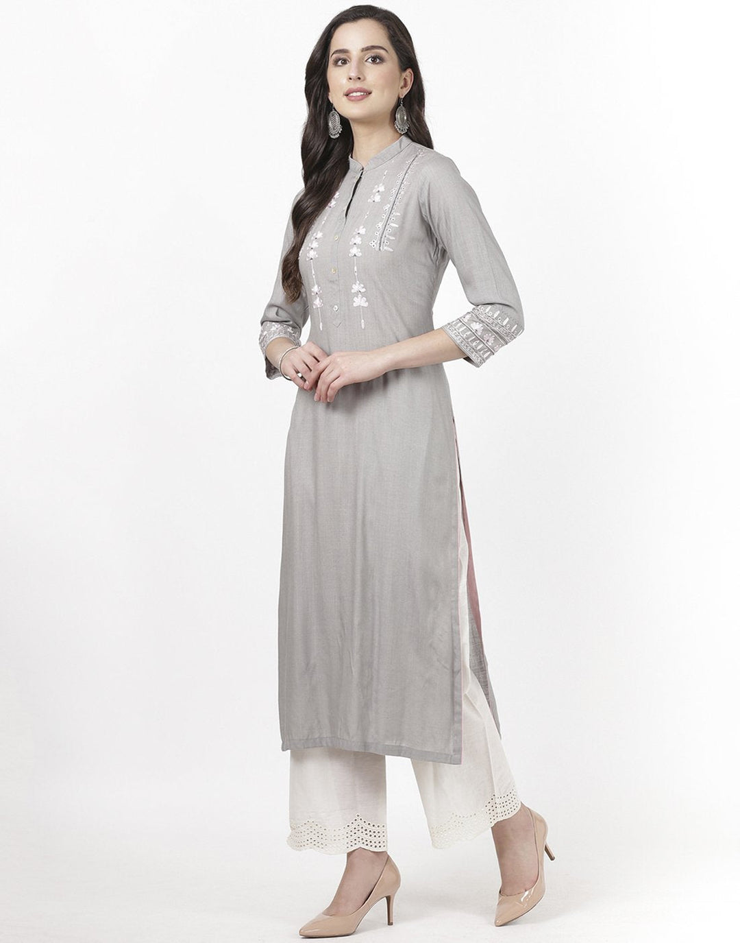 Pink Cotton Kurti
