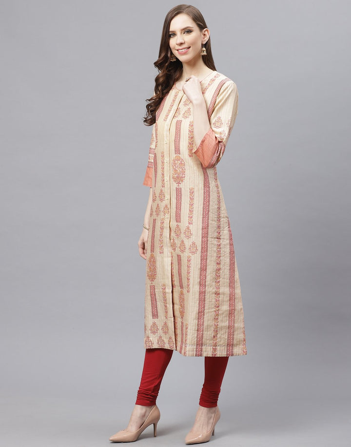 Straight Chanderi Kurta