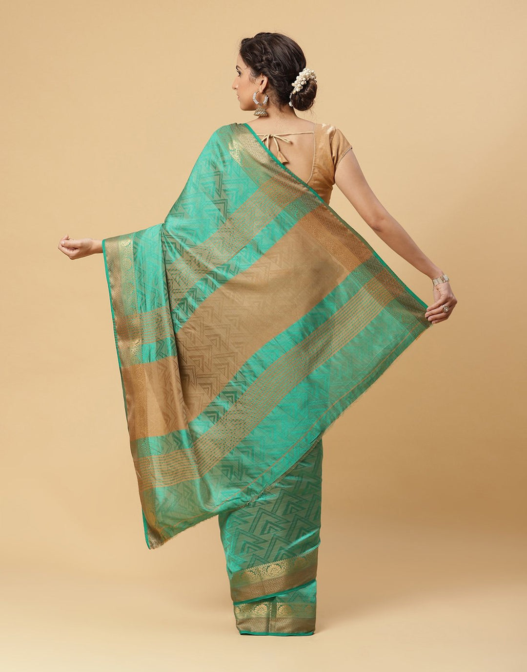 Woven Art Handloom Saree With Border
