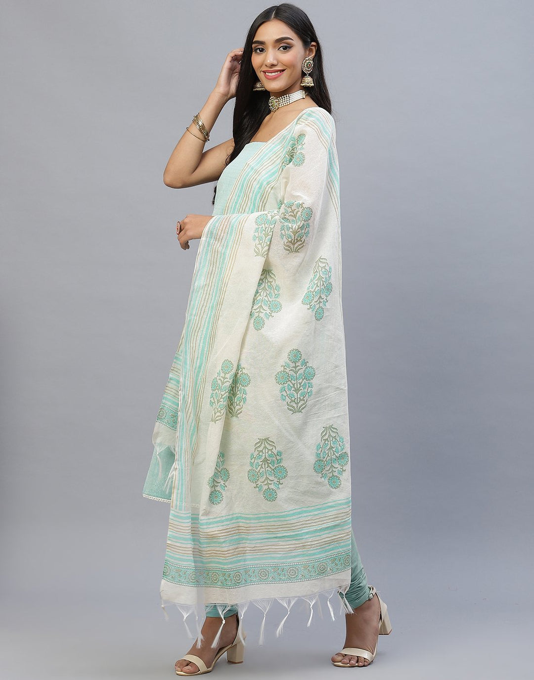 Chanderi Cotton Suit Set