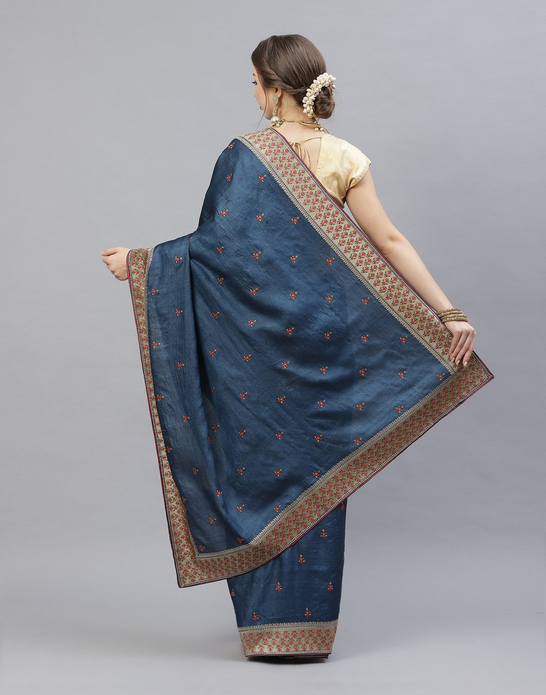 TSR Embroidery Saree