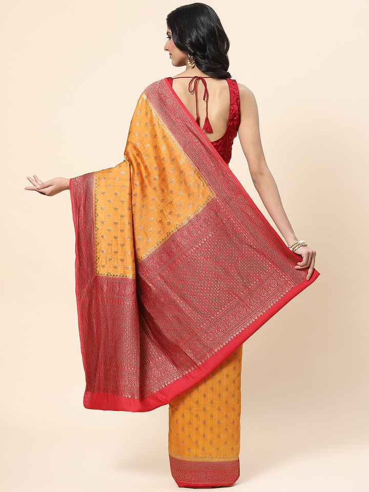 Antique Booti Banarasi Woven Saree